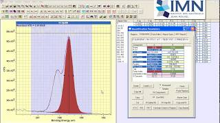 Charge Correction Applied to Rows of Spectra within a Single File in CasaXPS [upl. by Dorise281]