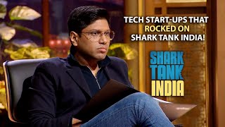 इन Tech StartUps ने किया कितने Sharks को Impress  Shark Tank India  Compilation [upl. by Tiena]