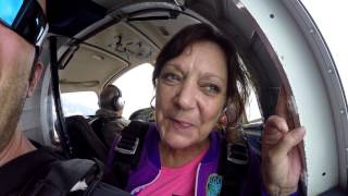 Julie  Skydives at Skydive DeLand [upl. by Elleimac]