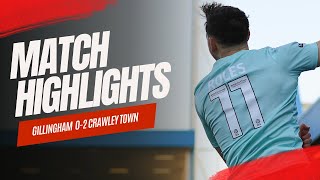 HIGHLIGHTS  Gillingham vs Crawley Town [upl. by Araec190]