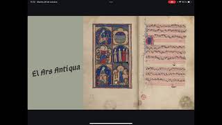 Historia de la Música I El Ars Antiqua Clase del 4112024 [upl. by Anaerda]