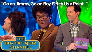 Richard Ayoade Bullies Jimmy Carr For More Points  Big Fat Quiz [upl. by Zolner222]