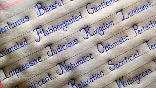 English handwriting practice  Neat and Clean handwriting  A to Z practice word [upl. by Allix23]