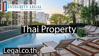 Documentation In Thai Property Transactions [upl. by Sculley]