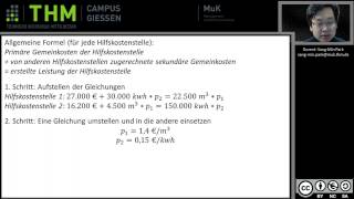 KLR Beispiel Innerbetriebliche Leistungsverrechnung Gleichungsverfahren [upl. by Lema37]