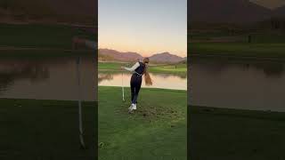 WORST DRUNK SHOT IN THE HISTORY OF GOLF 😭🤝 fail golffail [upl. by Esilahc497]