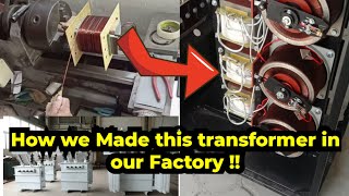 How we manufacturing the Transformers Servo Stabilizer  Orgon Electric [upl. by Kcirret]