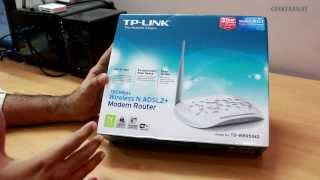 TPLink N150 ADSL WiFi Router Unboxing TDW8951ND [upl. by Terraj]