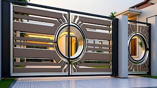 300 TOP Modern Gate Design Ideas 2024  Iron Wooden amp Steel Gates for House Exterior Wall Design [upl. by Isadore]