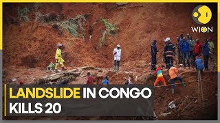 Deadly landslide hits Eastern Congo  WION Climate Tracker [upl. by Ilsel]