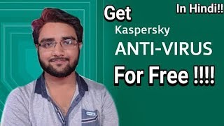 Kaspersky Free Antivirus2018 Installation Explained In Hindi [upl. by Mccall]