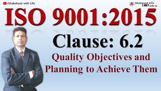 ISO 9001 Version 2015 Clause 62  Quality Management System QMS  Total Quality Management [upl. by Bayer]