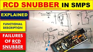 510 RCD Snubber Function in SMPS Explained  RCD Snubber in Switch Mode Power Supply [upl. by Belldas]