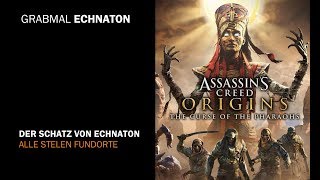 Assassins Creed Origins  Schatz von Echnaton Rätsel Lösung [upl. by Ecerehs]