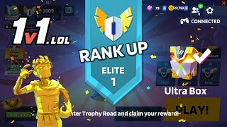 THE GRIND TO MAX RANK ELITE GAMEPLAY 1V1LOL RANKED [upl. by Yral]