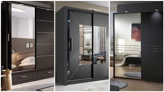 Modern Sliding Door Cupboards For Bedroom  Best Sliding Door Wardrobe Design [upl. by Akimahc]