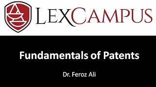 Fundamentals of Patents [upl. by Jilly]