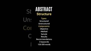 Abstract for research [upl. by Schuyler]