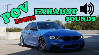 BMW M3 F80 POV Drive To Lunch Exhaust Sounds [upl. by Winthrop]