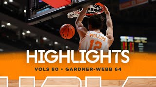 HIGHLIGHTS Vols 80 GardnerWebb 64 Nov 4 2024 [upl. by Annohsal]