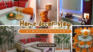 Diwali Living room decoration ideas  Diwali decoration ideas  Budget friendly Diwali decoration [upl. by Ponce]