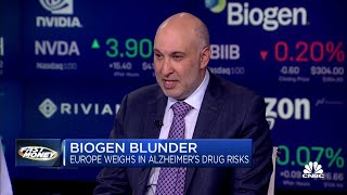 Biogen has been an uninvestable stock for awhile says Mizuhos Jared Holz [upl. by Olly]