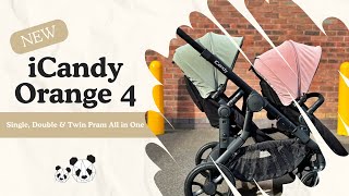 NEW iCandy Orange REVIEW A Single Double amp Twin Pram All In One [upl. by Damas722]