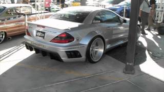 DUBSandTIREScom 2011 Mercedes SL Review 22 inch Silver Forgiato Custom wheels Asanti Forgiato Rims [upl. by Nannoc]