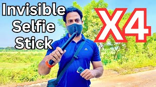 Insta360 invisible Selfie stick review  Insta360 X3  Singham Rider unboxing review 1million [upl. by Yldarb]