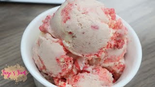 Homemade Strawberry Shortcake Ice Cream  Perfect Summer Treat [upl. by Aehsa515]