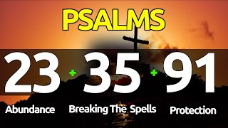 Psalms 233591 THE ESSENTIAL PSALMS FOR ABUNDANCE BREAKING SPELLS AND PROTECTION [upl. by Blackington]