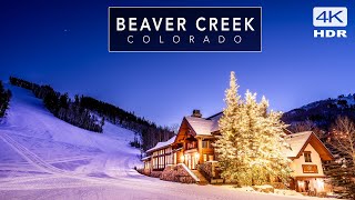 LUXURIOUS Beaver Creek Colorado 4K  A cinematic walk through the world famous ski town [upl. by Shivers161]