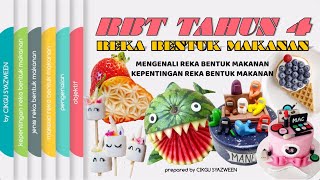 RBT TAHUN 4  REKA BENTUK MAKANAN  MAKSUD DAN KEPENTINGAN REKA BENTUK MAKANAN [upl. by Rodger]