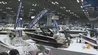 New York Boat Show returns to Manhattans West Side [upl. by Sully663]