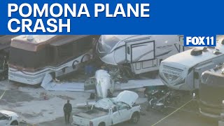 4 injured in plane crash at Pomona Dragstrip [upl. by Dranyl]