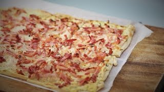 How to make a Tarte Flambée  Flammekueche [upl. by Marcy83]