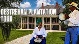 Destrehan Plantation Tour  Life of a House Slave and Field Slave [upl. by Anircam]