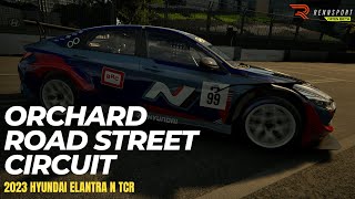 RENNSPORT BETA 2023 Hyundai Elantra N TCR  Orchard Road Street Circuit [upl. by Eicats]