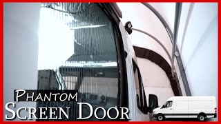 Hideaway Sliding Screen Door  FOUR SEASON VAN LIFE  EP25 [upl. by Kcirdneked]