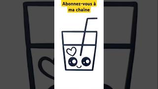 comment dessiner un verre de jus dorange [upl. by Wittenburg]