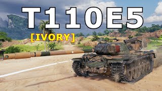 World of Tanks T110E5  7 Kills 104K Damage [upl. by Klehm]