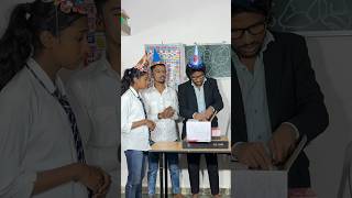 Andha ka cake Teacher birthday 🥹🎂badal official trending emotional ytshorts [upl. by Maclaine917]