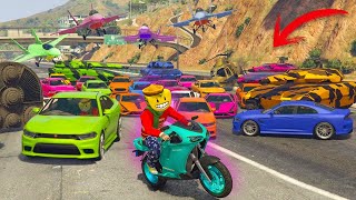 TODOS CONTRA MI EN MOTO MUCHA TENSIÓN  GTA V ONLINE [upl. by Hoffman741]