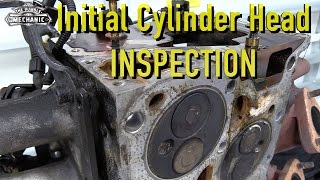 Initial VR6 Cylinder Head Inspection [upl. by Ahsienot720]