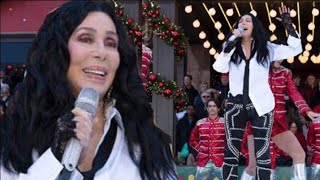 Cher Accused Of LIPSYNCING During Macys Thanksgiving Day Parade In New York City But Fans Leap [upl. by Cohla419]