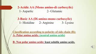 ‏Amino acid biochemistry Lec 1 [upl. by Arahahs]