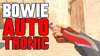 ★ CS2 Bowie Knife Autotronic FACTORY NEW  CS2 Knife Gameplay [upl. by Sivel]