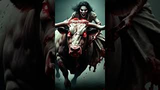 Real cow wala bhoot horror short ghost horrorsounds shortshorts bhoot [upl. by Gnud]