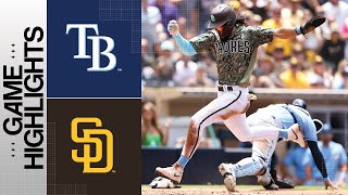 Rays vs Padres Game Highlights 61823  MLB Highlights [upl. by Josias993]