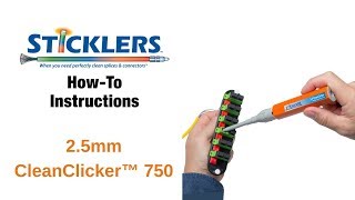 Sticklers 25mm CleanClicker 750 HowTo Instructions [upl. by Thormora]